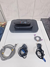 Sky Q TV Box ES130 with Remote Control, sky hub ER110 power cables and leads