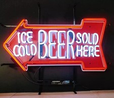 Ice Cold Beer Sold Here Open