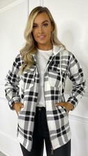 Womens Check Fleece Casual