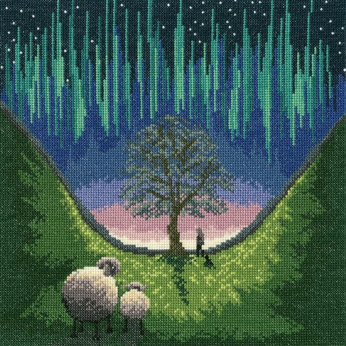 Sycamore gap cross stitch - sycamore, kit
