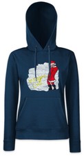 Santa Snow Women Hoodie