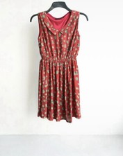 Vintage Y2K 2000s red owl skater dress Tenki M/L