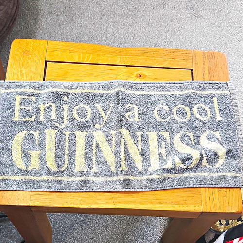 Guinness Bar Towel Terry Cloth