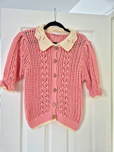 Cocomore pink open knit - pink, open-knit