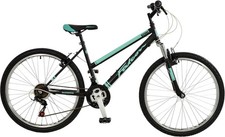 NEW Falcon Vienne Womens 18 Speed Mountain Bike - Black/Green - Small Frame