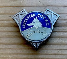 OLD ORIGINAL 1960-70s LEICESTER CITY F.C SUPPORTERS CLUB BRASS BADGE