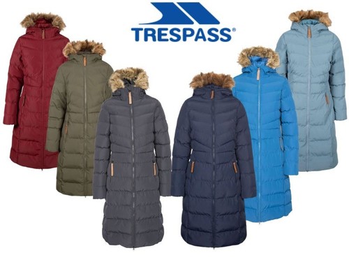 Trespass audrey long hooded - long,