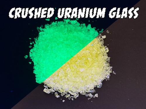 Crushed uranium vaseline - crushed, uv
