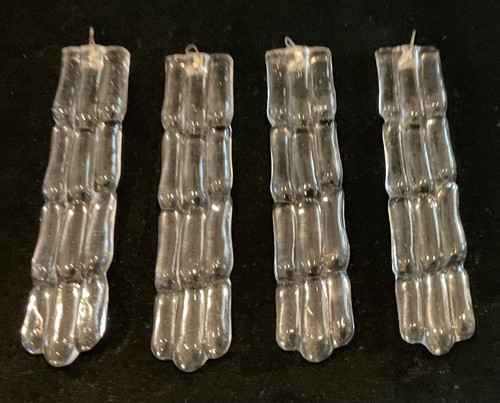Vintage chandelier glass - 4,