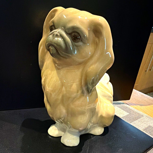 Lladró porcelain pekingese - lladró,