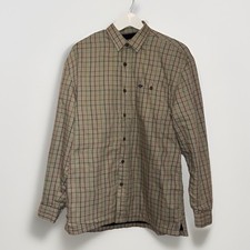 Hoggs of Fife Field Pro Fleece Lined Hunting Shooting Outdoor Check Shirt M