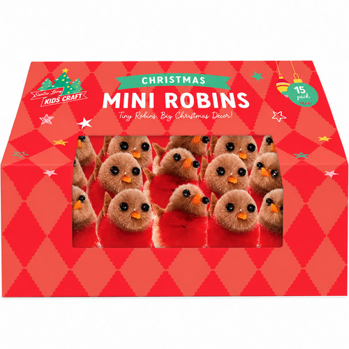 15x mini robin birds - 15x,