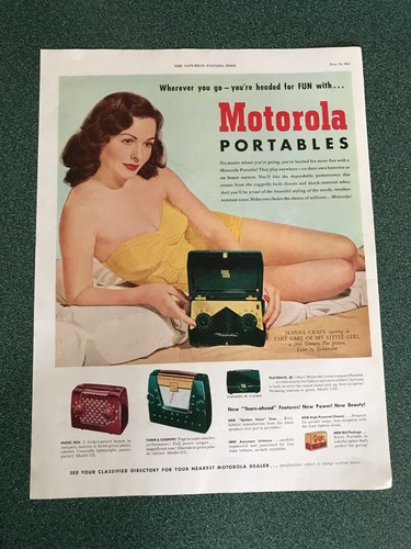 Motorola portable radios 1951 - motorola,