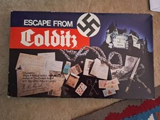 Vintage Parker Escape From Colditz War Strategy WW2 Board Game c 1970's