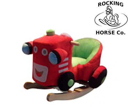 New plush red tractor childs - plush,