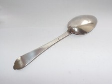 RARE GEORGIAN CHANNEL ISLANDS STERLING SILVER TREFID SPOON,  JERSEY c1745