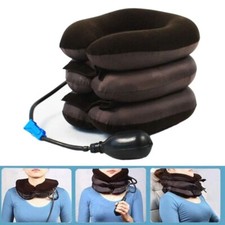 1pc Inflatable Air Neck Stretcher Soft Neck Cervical Collar Pillow Home Outdoor
