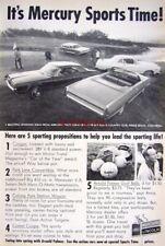 Ford 'MERCURY' Range 1967 Motor Car Advert Print - Original Auto Ad to Frame