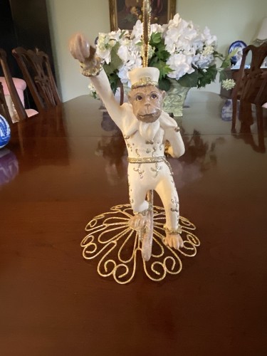 Circus monkey ornament - circus,