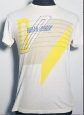 DURAN DURAN AUTHENTIC VINTAGE MEN'S SMALL 1983 SING BLUE SILVER TOUR SHIRT