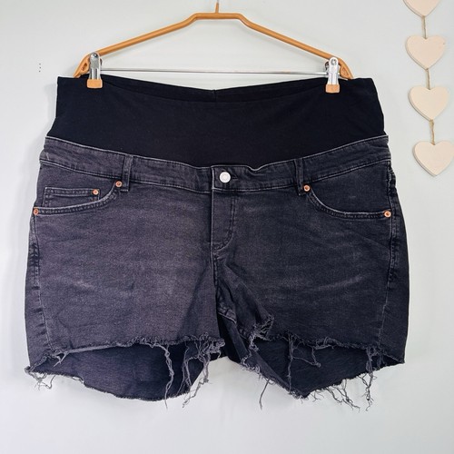 Maternity denim short size - denim,