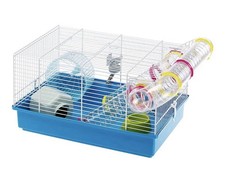 Small Hamster Cage PAULA Ferplast Small Animal Pet Home with Accessories & Tubes