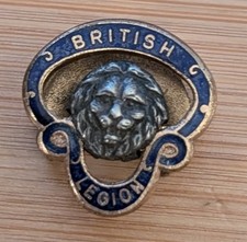 vintage British Legion lapel