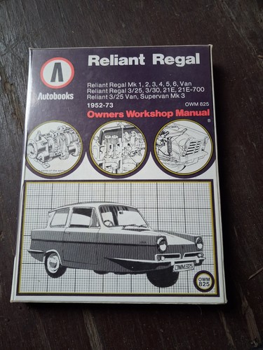 Reliant regal manual - reliant,
