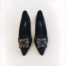 Dune Breanna Brooch Diamante Court Shoe Size 6 ( 39)