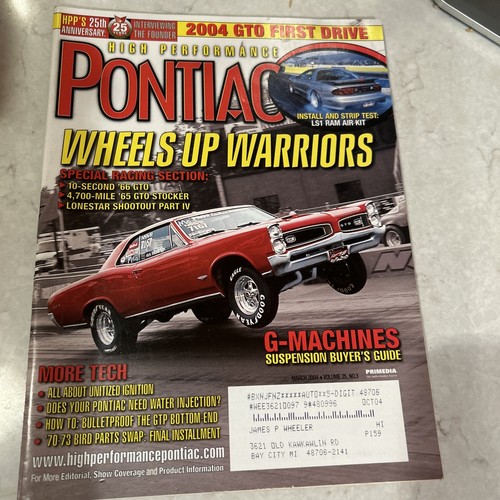 Rare high performance pontiac - rare,