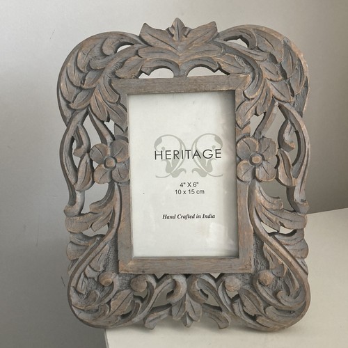 Carved wooden photo - carved,
