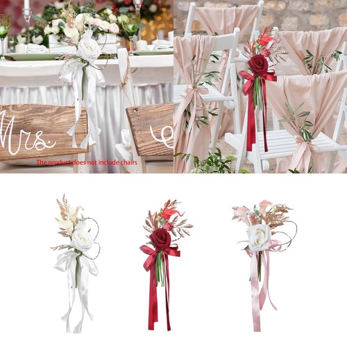 Decorations white pew flowers - decorations,