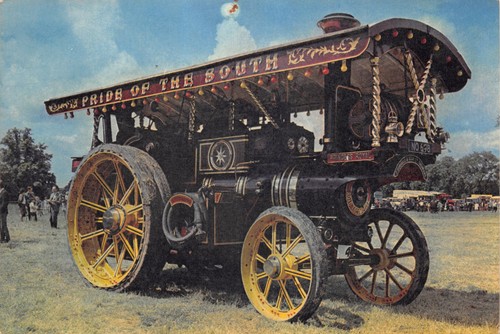Steam traction burrell - steam,