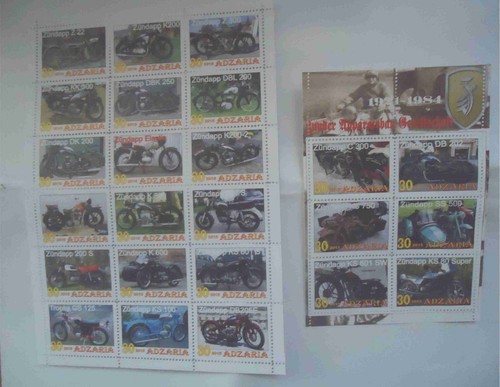 Stamp sheet block zundapp - stamp,