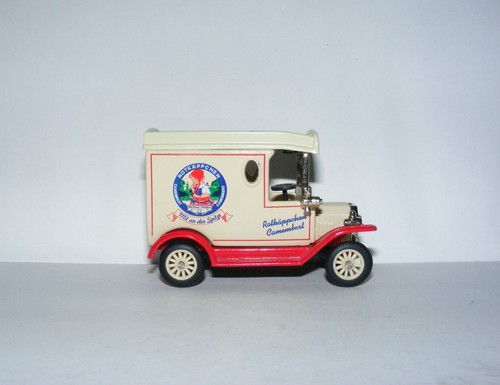 Diecast van model cheese - t,
