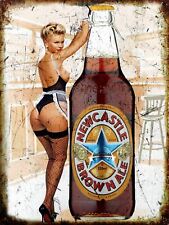 Newcastle Brown Pin Up, Retro