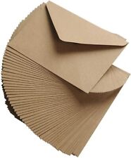 Fleck Kraft C6 Envelopes Brown Recycled 110gsm For Invitation Weddings 114x162mm