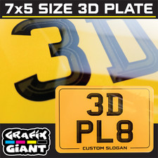 7X5 3D Plate Track Motorcycle