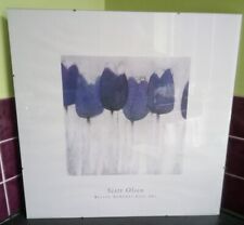 Ikea Framed Art Print By Scott Olson Contemporary Blue Tulips