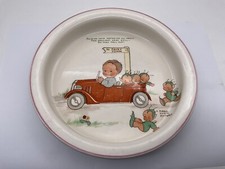 Simpsons Potters - Baby’s Bowl - Mabel Lucie Attwell - Fairy Town - Boy & Car