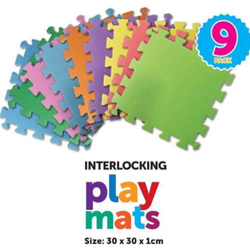 9pc eva foam - foam, interlocking