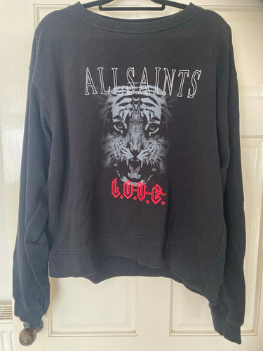 Allsaints grey tiger graphic - allsaints,
