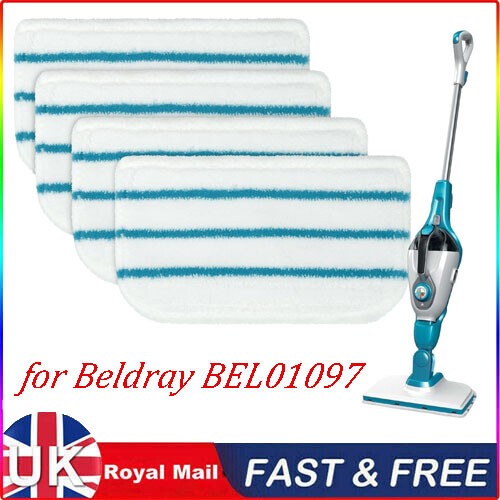 Microfibre steam mop pads - 4,