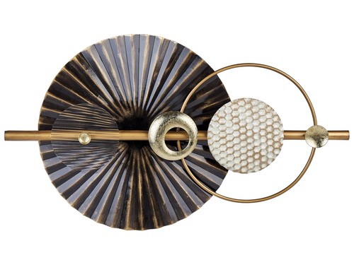 Wall decor ruthenium - ruthenium, irregular