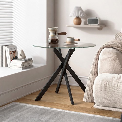 Contemporary high gloss round - high,