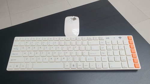 Wireless white keyboard - wireless,