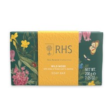 RHS Rewild Wild Moss Soap Bar 200g Gentle Cleansing for Fresh Soft Scented Skin