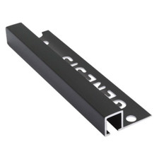 Genesis Black Tile Trim 10mm -