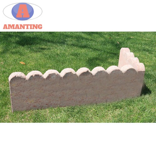 Plastic garden brick edging - plastic,