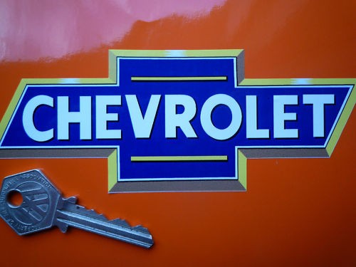 Chevrolet blue yellow bow - &,
